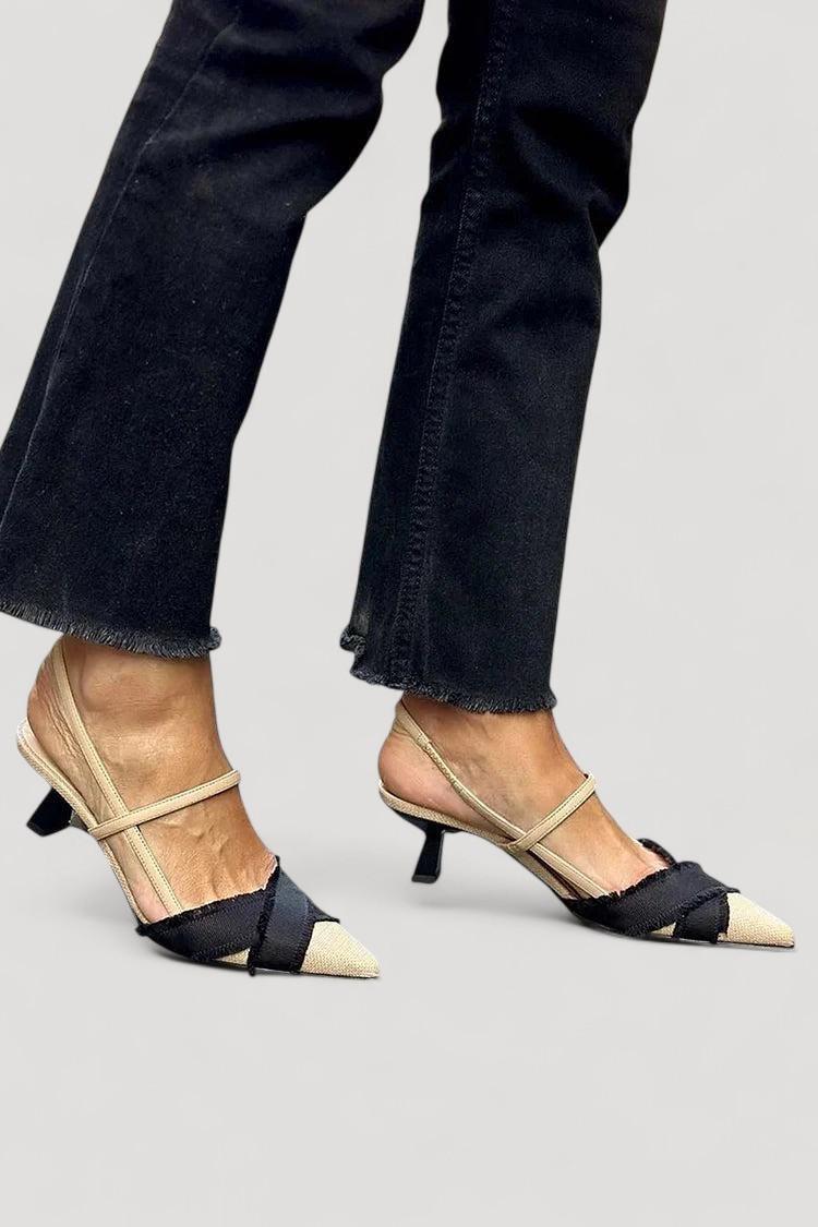 Florette | Tyylikkäät Slingback-korkokengät