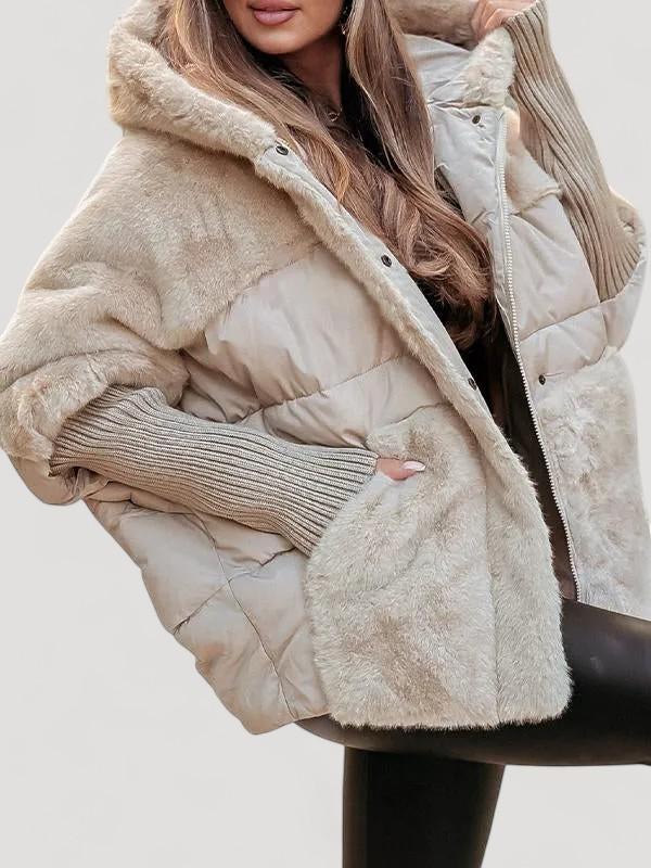 Naisten huppubomber-takki