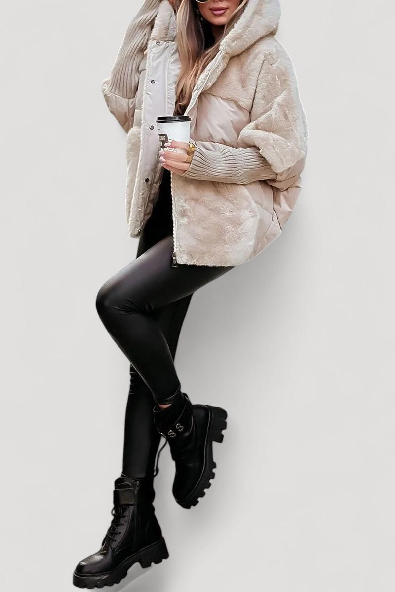 Naisten huppubomber-takki