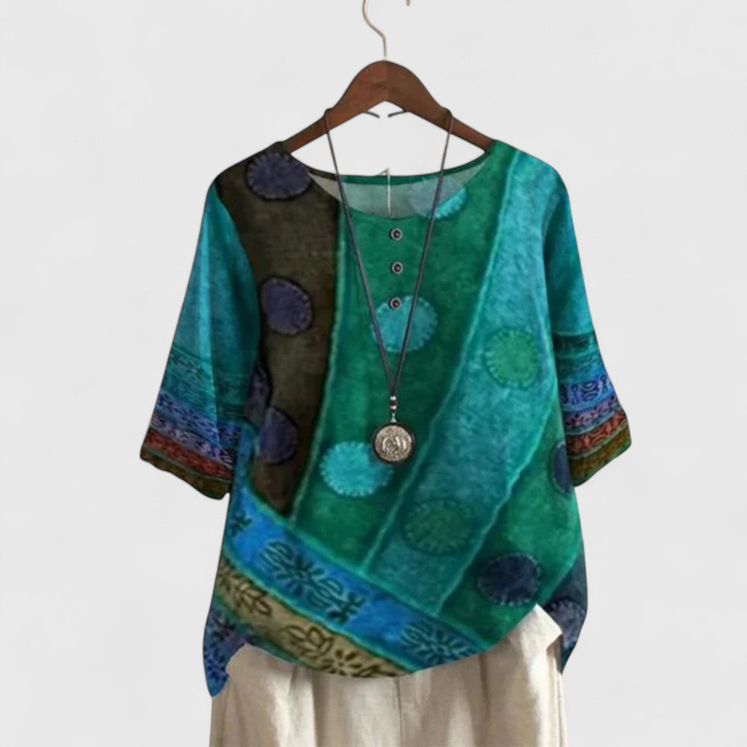 Auralie | Elegantti Boho-paita