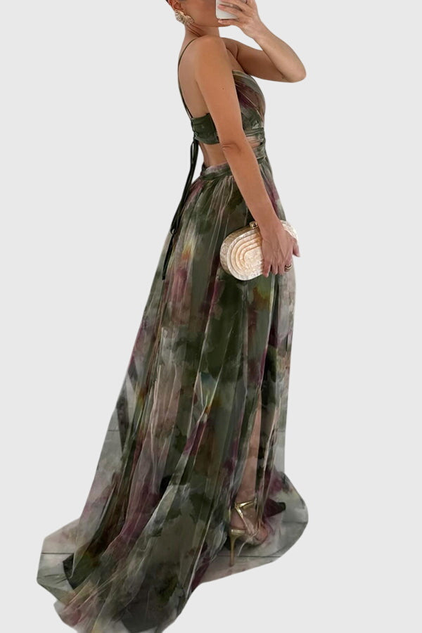 Giselle™ | Kukallinen Maxi Mekko