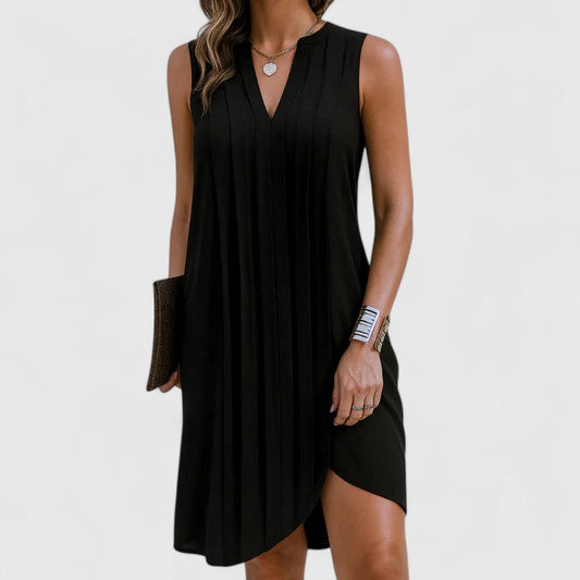 Clarhild™ | Elegantti Imarteleva Mekko V-pääntiellä