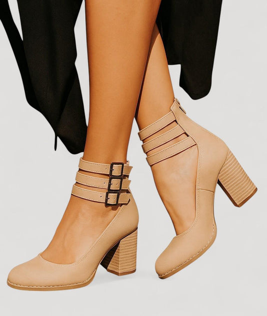 Ginevra™ | Monivöiset korkokengät paksulla pohjalla