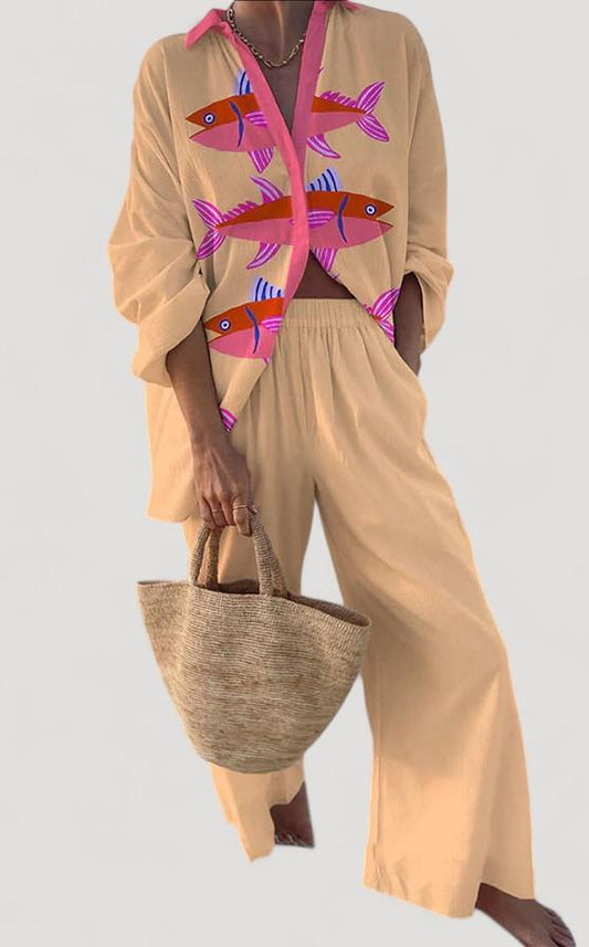 Chiara™ | Vaaleanpunainen Kokonaisuus Kalastustulostuksella