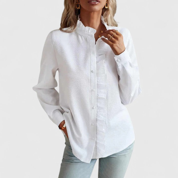 Yasmine | Tyylikäs Pitkähiha Blus