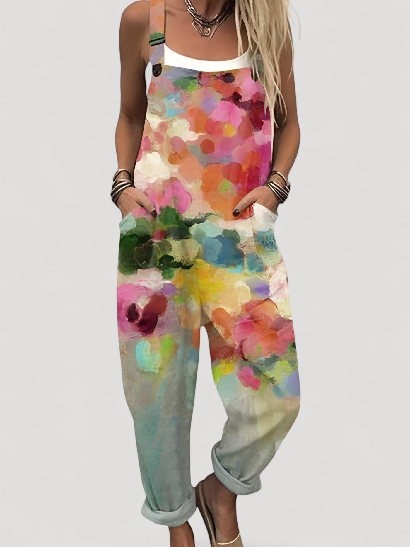 Aukje™ | Naisten vintage kukka- ja taidepainatushaalarit