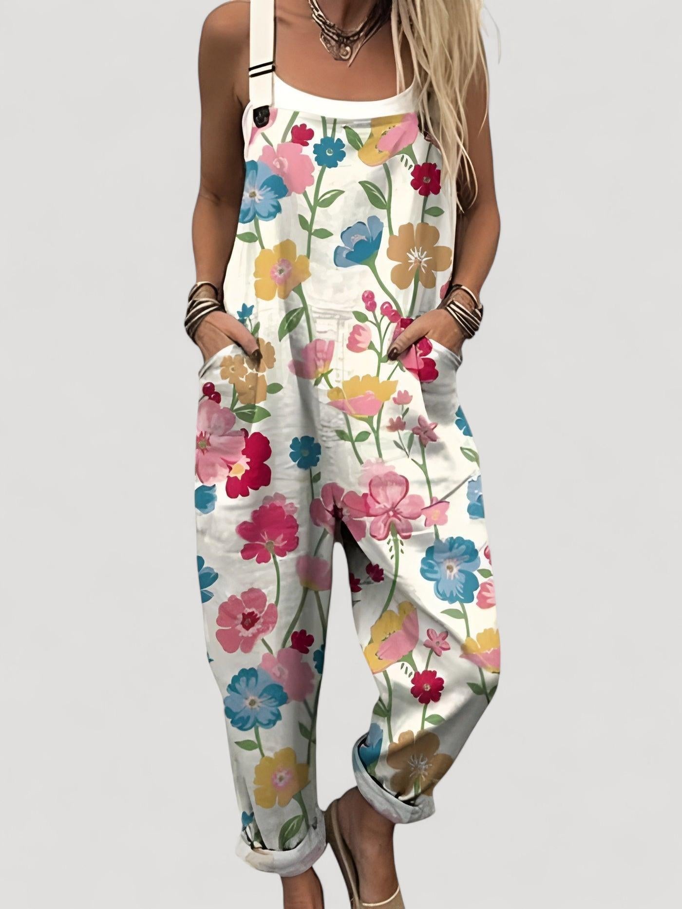 Aukje™ | Kukalliset naisten haalari, rento ja leveä lahje