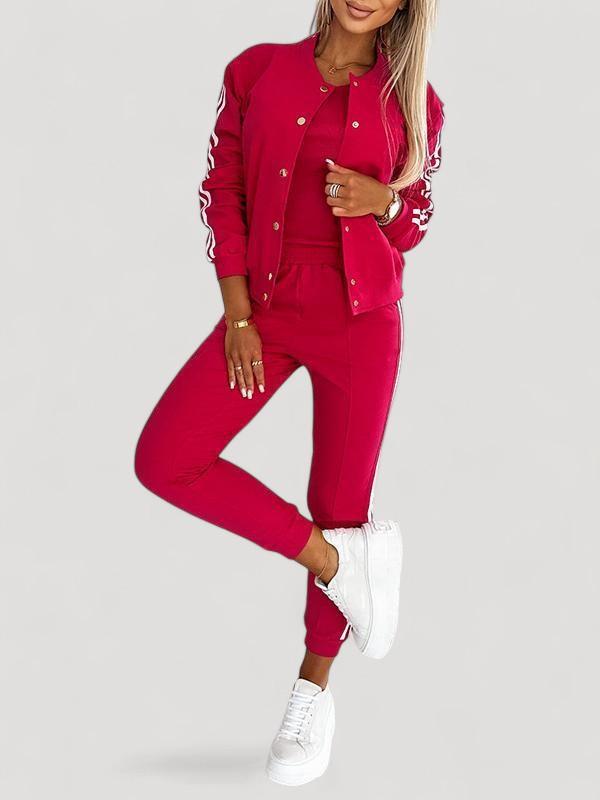 Yasmine - Baseballtakki ja 3-osainen Housusetti