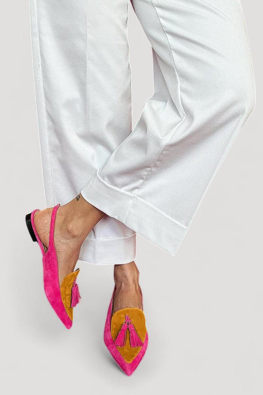 Frendessa | Ballerinat frangeilla ja nilkkahihnalla