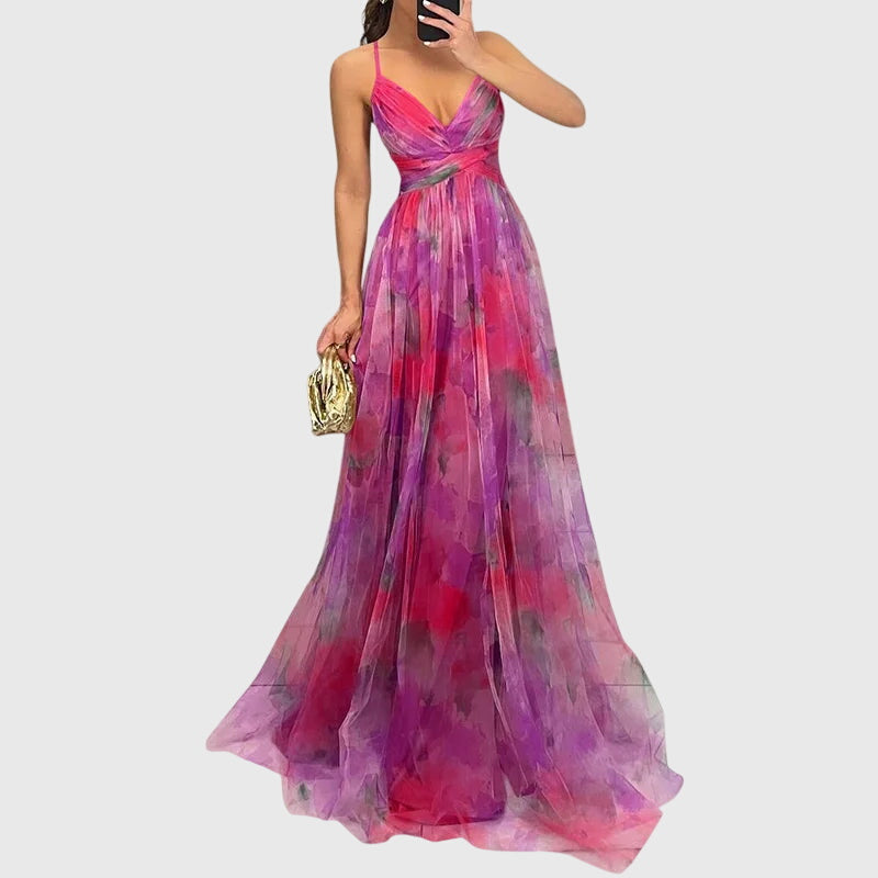 Giselle™ | Kukallinen Maxi Mekko