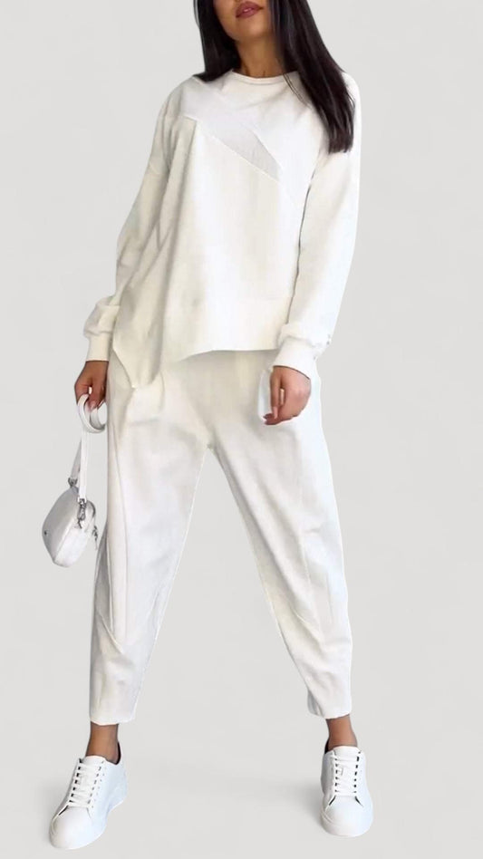 Floriana™ | Kaksi osaa pyöreällä kaula-aukolla ja pitkillä hihoilla