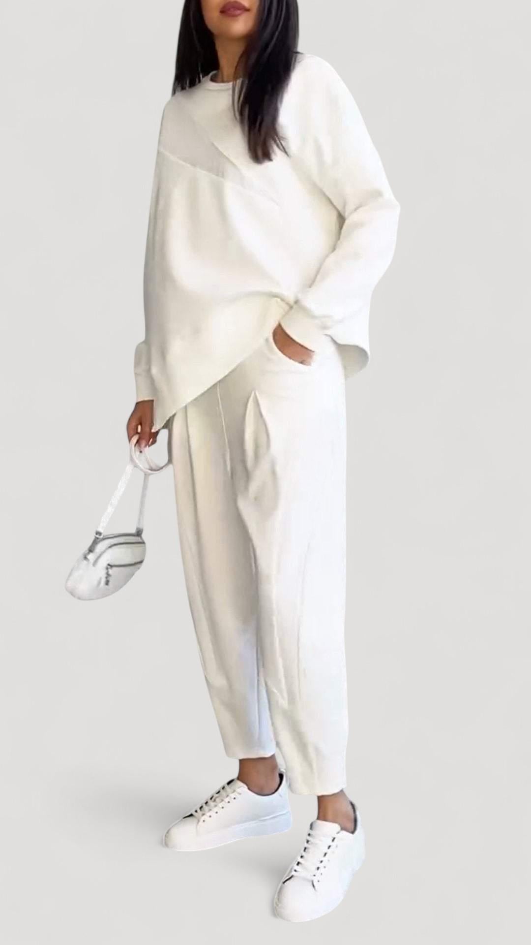 Floriana™ | Kaksi osaa pyöreällä kaula-aukolla ja pitkillä hihoilla