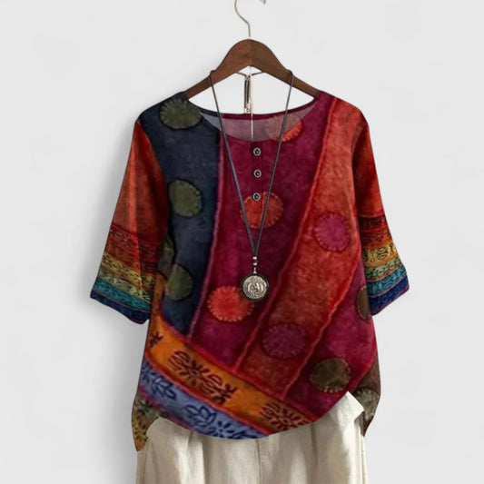 Auralie | Elegantti Boho-paita
