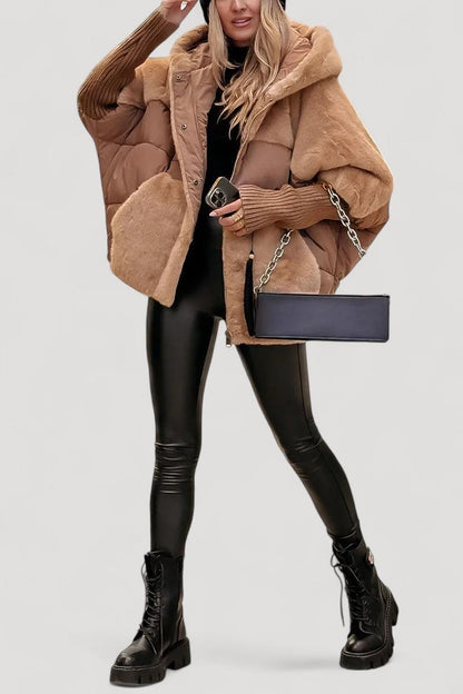 Naisten huppubomber-takki