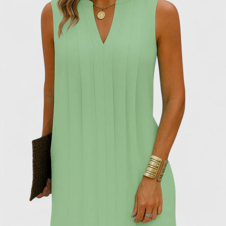 Clarhild™ | Elegantti Imarteleva Mekko V-pääntiellä