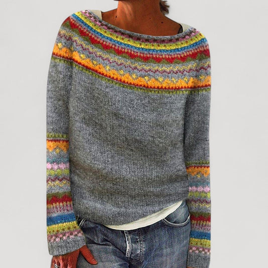 Jasmine | Cozy Retro Knit Sweater
