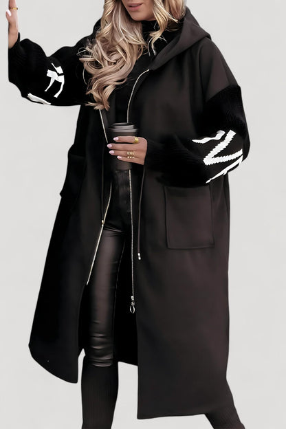 Lysanne - Pitkä Takki Huoodilla ja Taskuilla