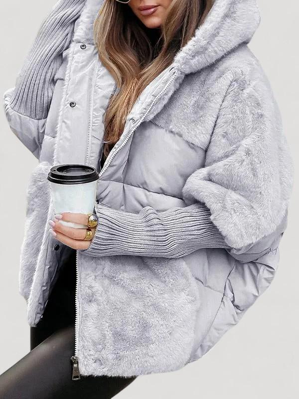 Naisten huppubomber-takki