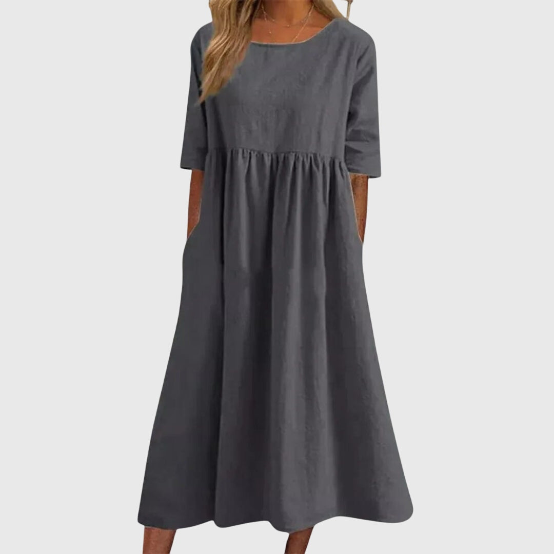 Haisley™ | Elegantti Lyhythihainen Mekko