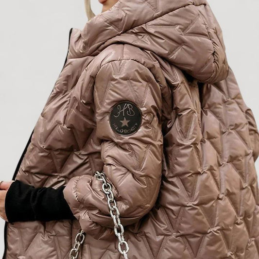 Helena | Lämmin ja moderni tikattu takki