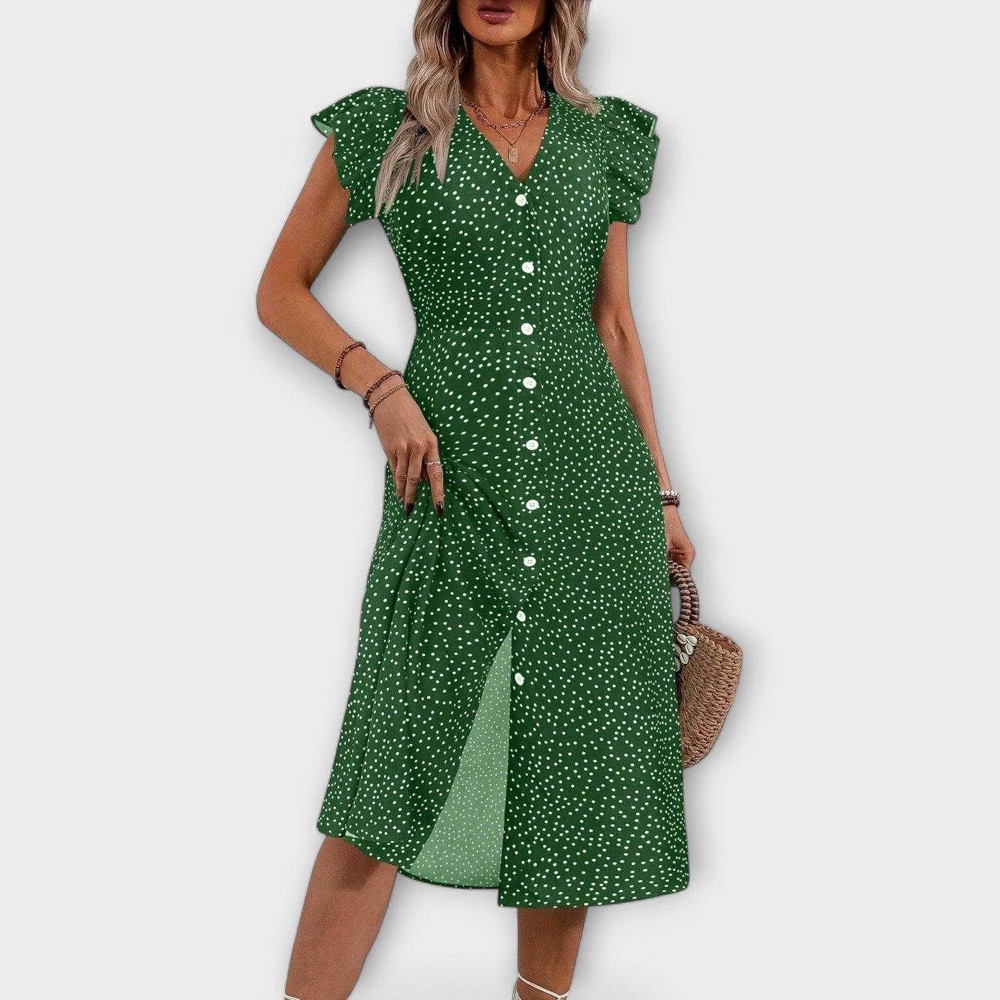 Maribeth | Tyylikäs A-linjainen Mekko