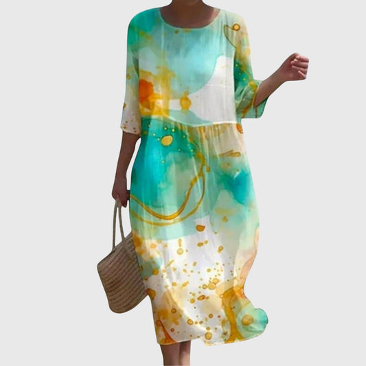 Hayley™ | Tyylikäs Kukallinen Maxi Mekko
