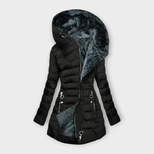 BEATRICE™ | LÄMMIN TAKKI ECOPELUCHE-VUORELLA