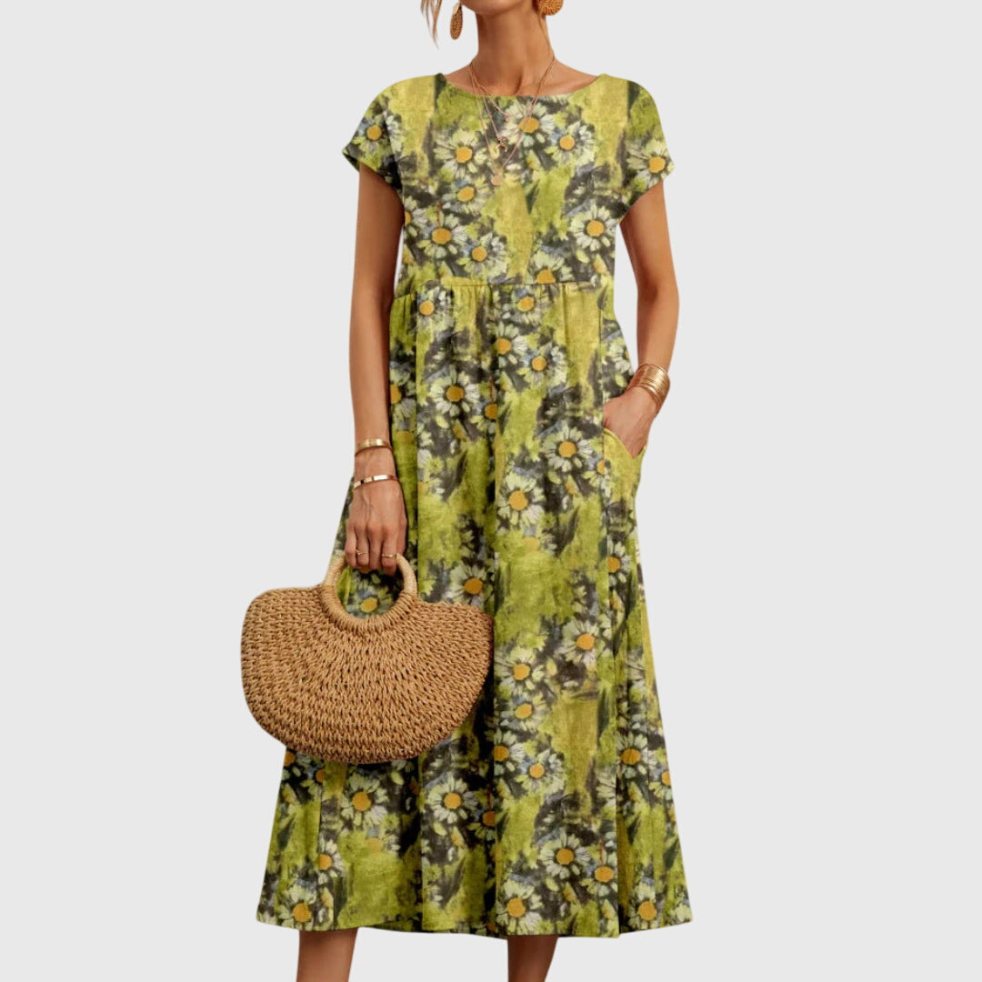 Valencia™  | Tyylikäs Kukallinen Mekko