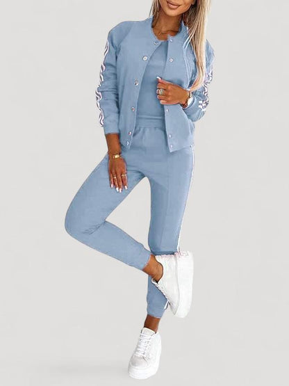 Yasmine - Baseballtakki ja 3-osainen Housusetti