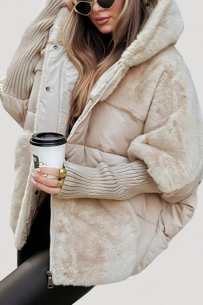 Naisten huppubomber-takki