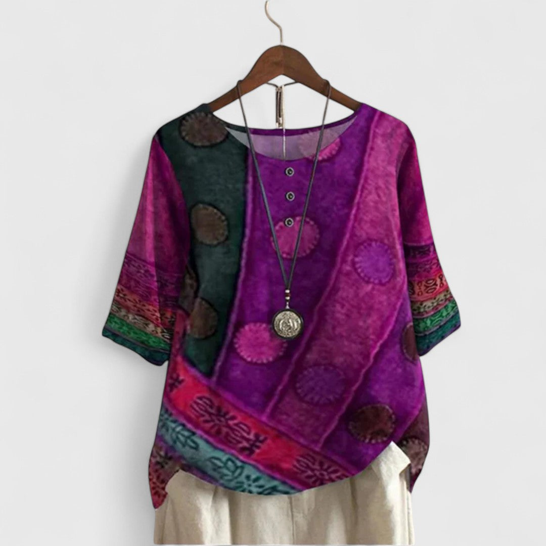 Auralie | Elegantti Boho-paita