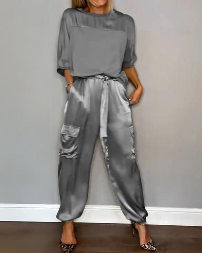 Elisa™ - Silkki lyhythihainen setti