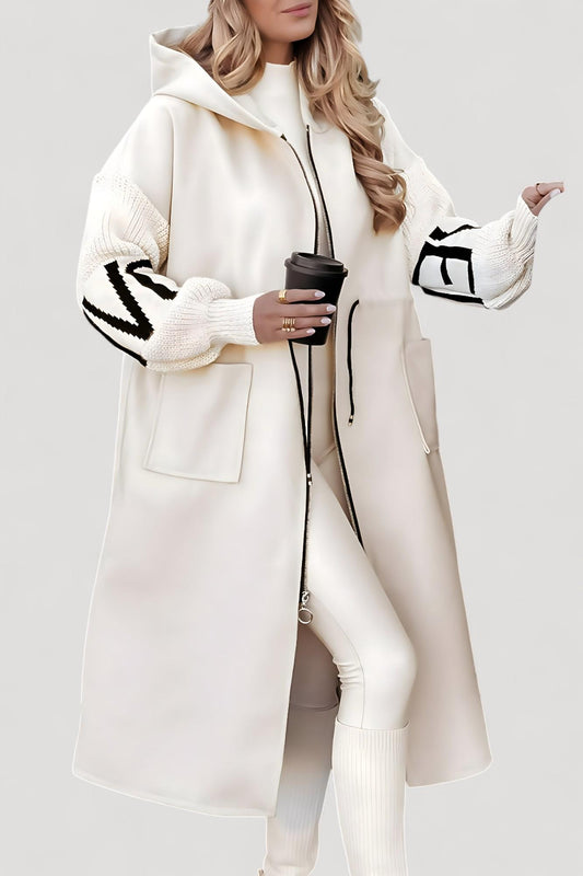 Lysanne - Pitkä Takki Huoodilla ja Taskuilla