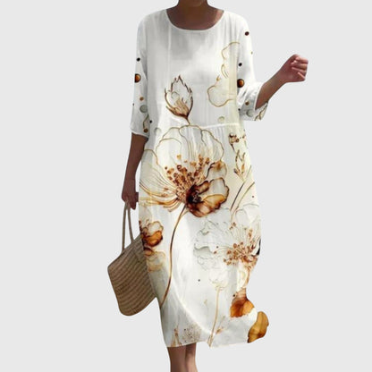 Hayley™ | Tyylikäs Kukallinen Maxi Mekko