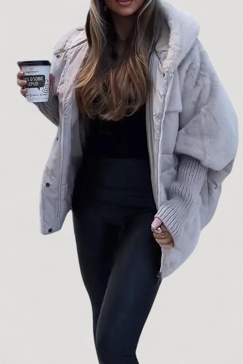 Naisten huppubomber-takki