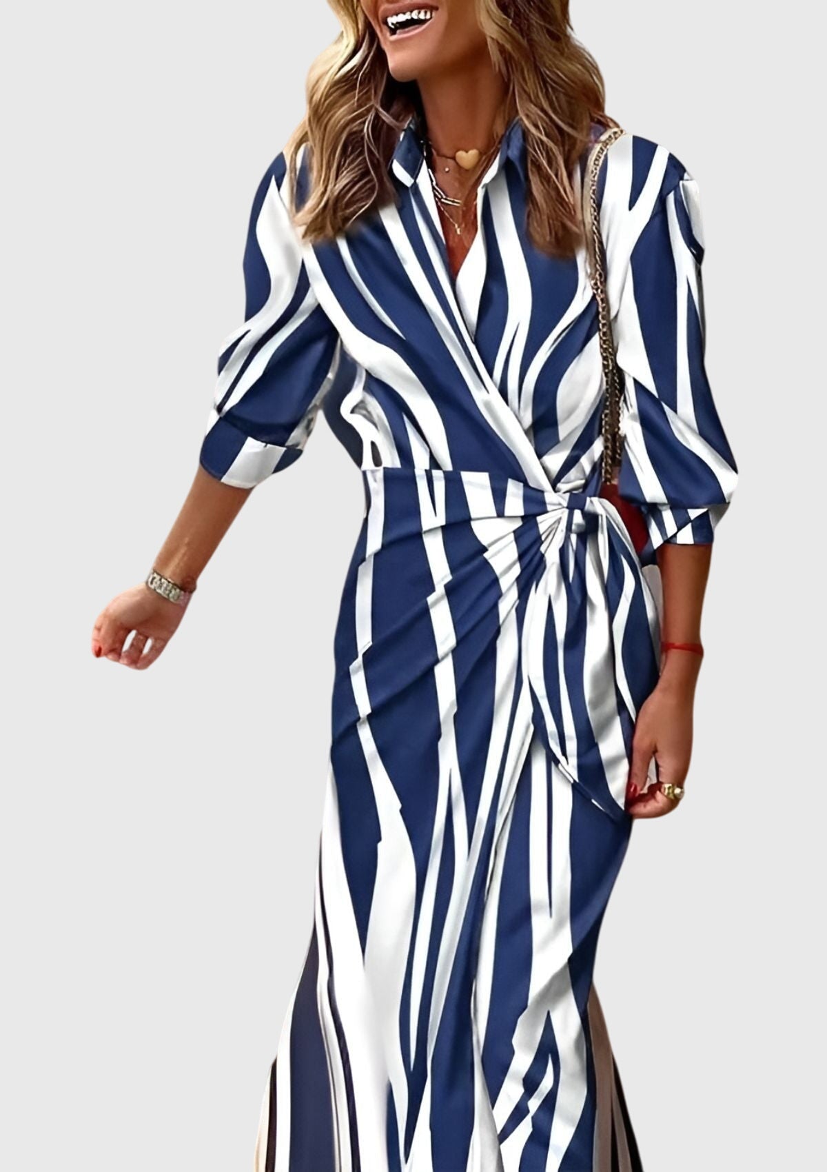 Everly™ | Tyylikäs Kietaisumekko Printillä