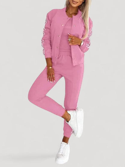 Yasmine - Baseballtakki ja 3-osainen Housusetti