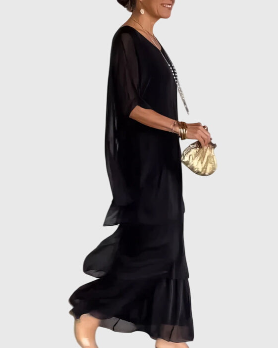 Susan™ | Pitkä ja Valoisa Elegantti Mekko
