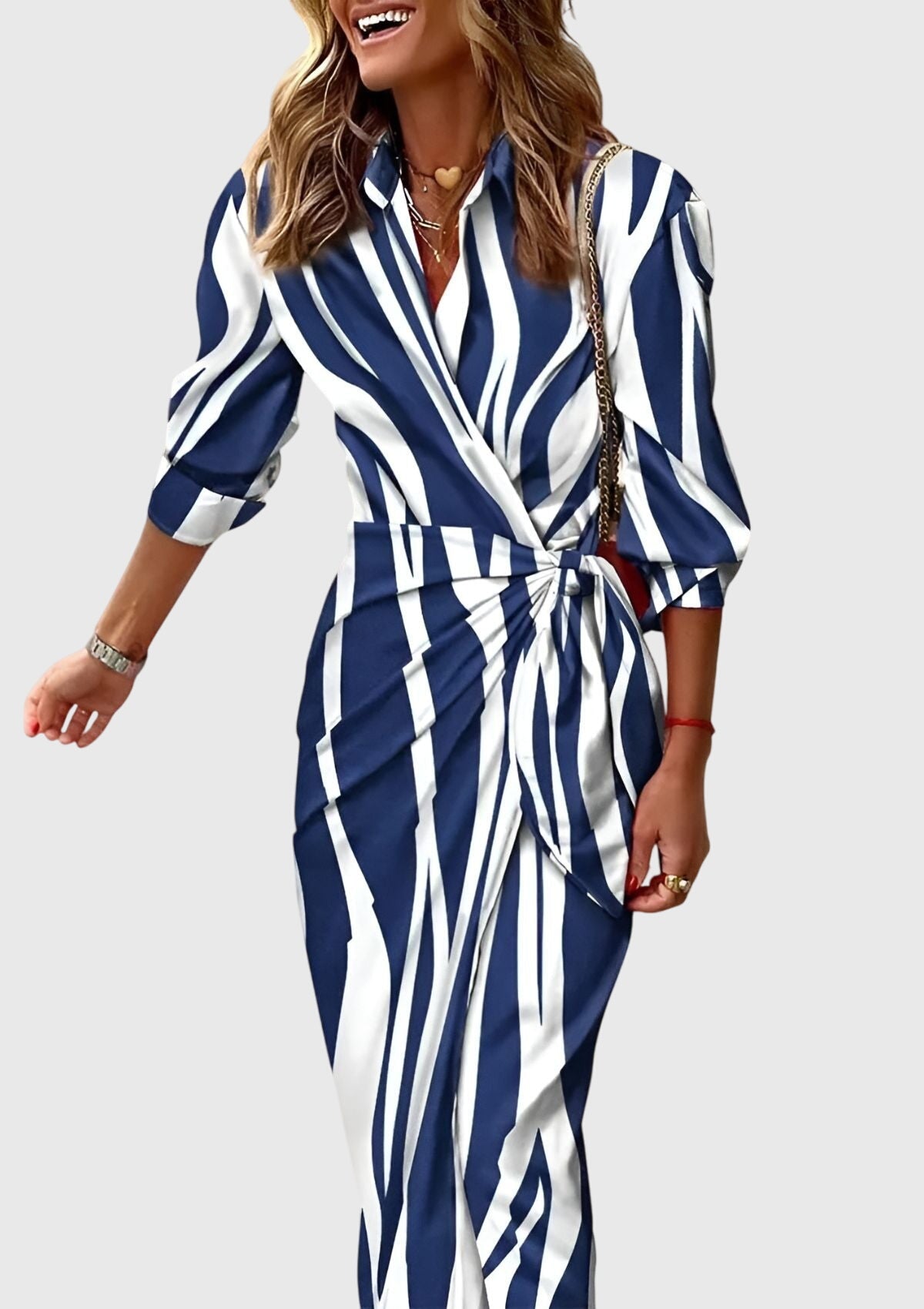Everly™ | Tyylikäs Kietaisumekko Printillä