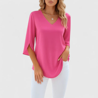 Violetta™ | Tyylikäs V-pääntieblus