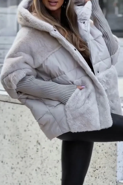 Naisten huppubomber-takki