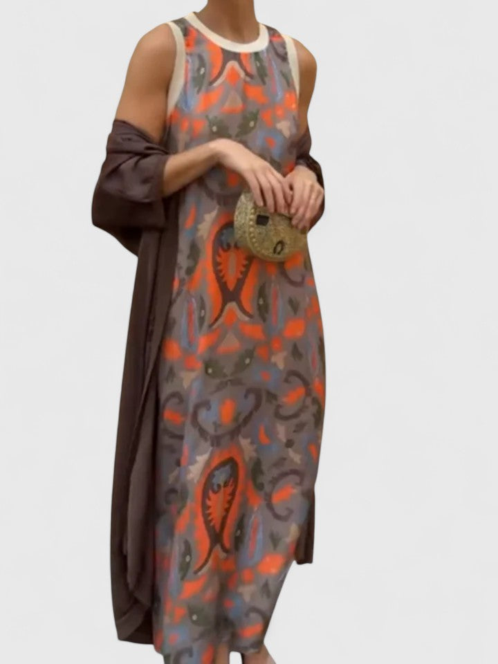 Anzhelia™ | Elegantti Virtaava Mekko
