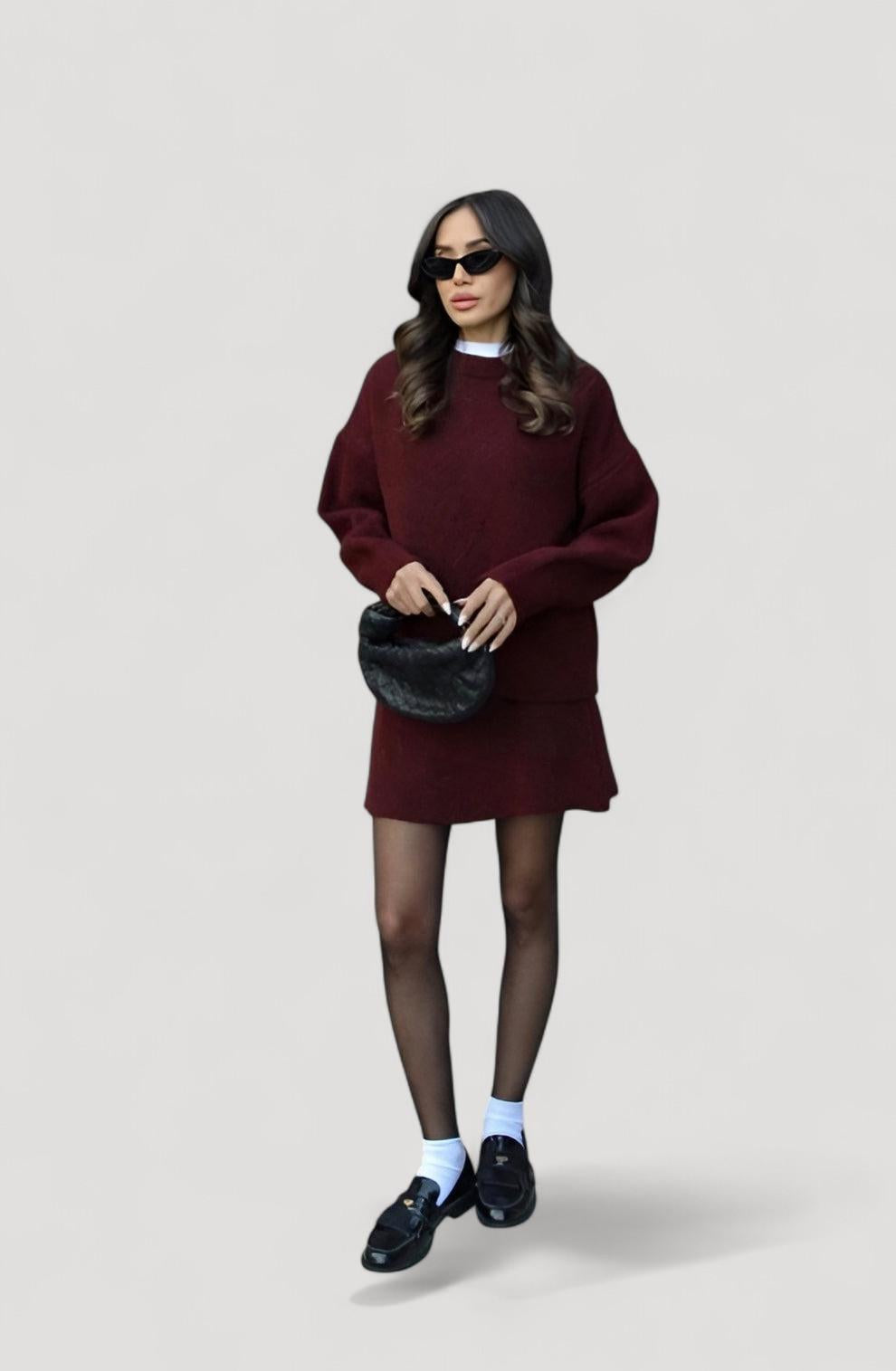 Elena™ - Elegantti Neulepuku ja Hame