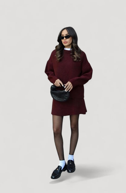 Elena™ - Elegantti Neulepuku ja Hame