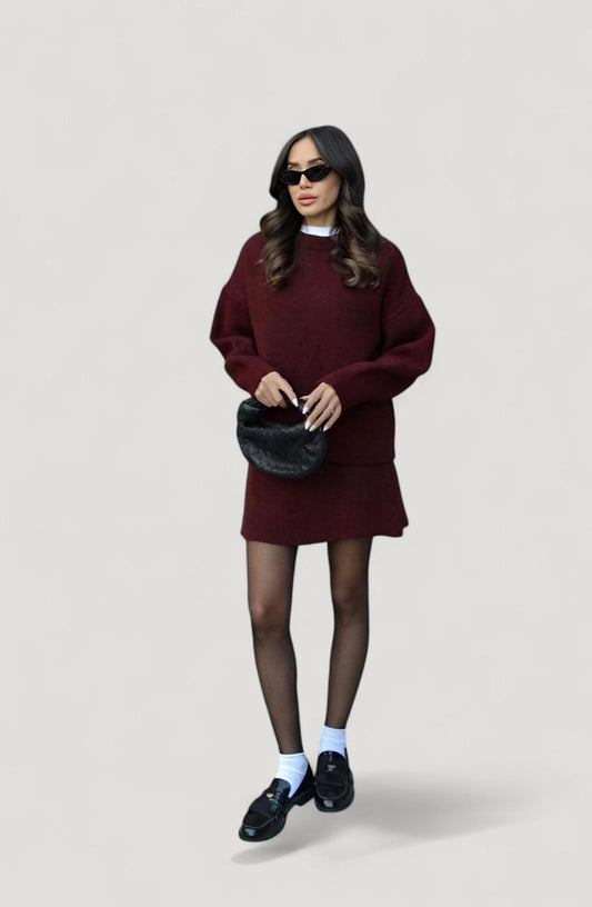 Elena™ - Elegantti Neulepuku ja Hame