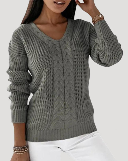 Ariana™ Elegant neulepaita V-pääntiellä