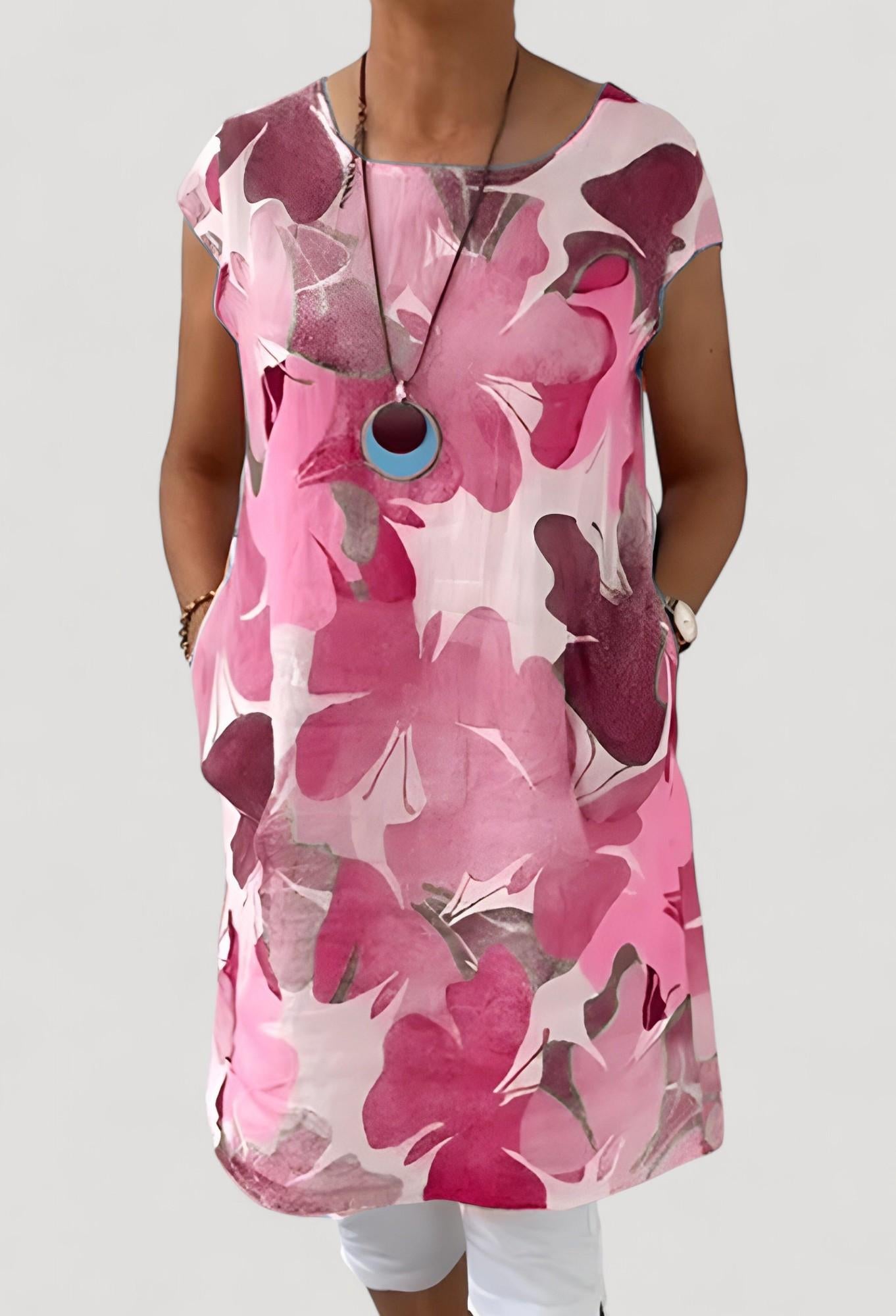 Ellen™ | Perhoskuvioitu mekko