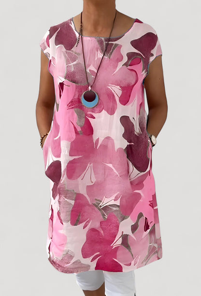 Ellen™ | Perhoskuvioitu mekko