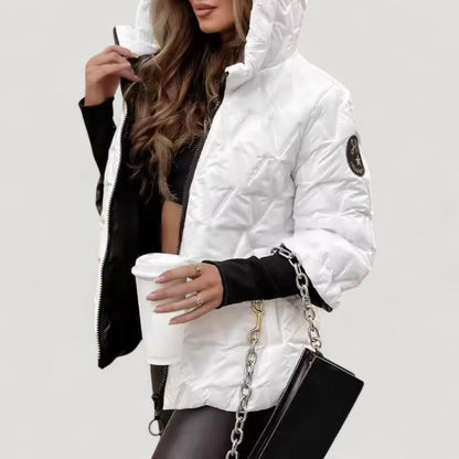 Helena | Lämmin ja moderni tikattu takki