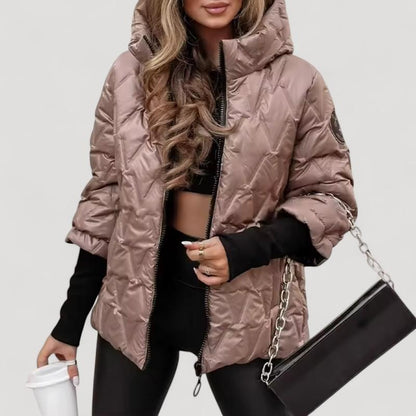 Helena | Lämmin ja moderni tikattu takki